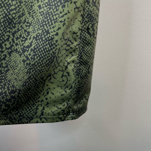 Cacique Green Black Python Snakeskin Underwire Tankini Swim Top 46DD 46 New - Picture 7 of 14